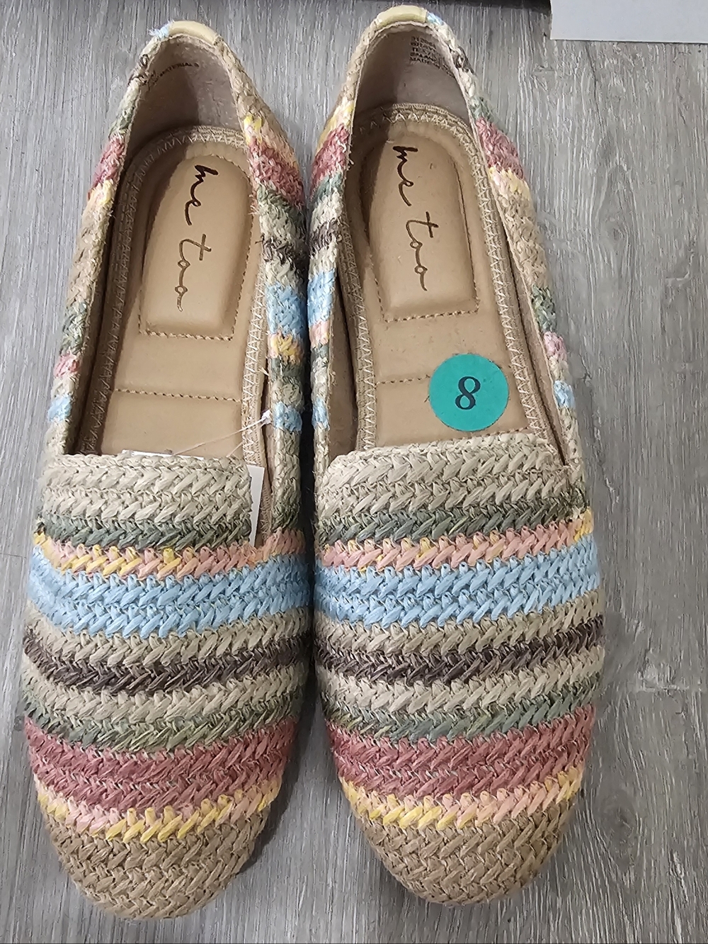 Multicolor Woven Espadrille Flats